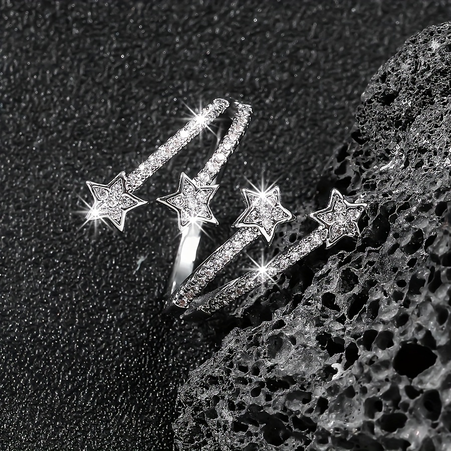 Pentagram Ring With Water Drill Details - High end Banquet Accessories